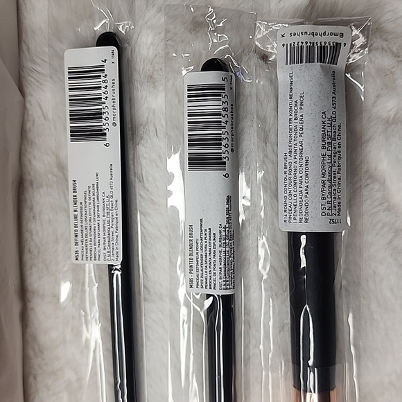 🆕️MORPHE 3 Piece Makeup Brushes & Bag - Picture 3 of 8
